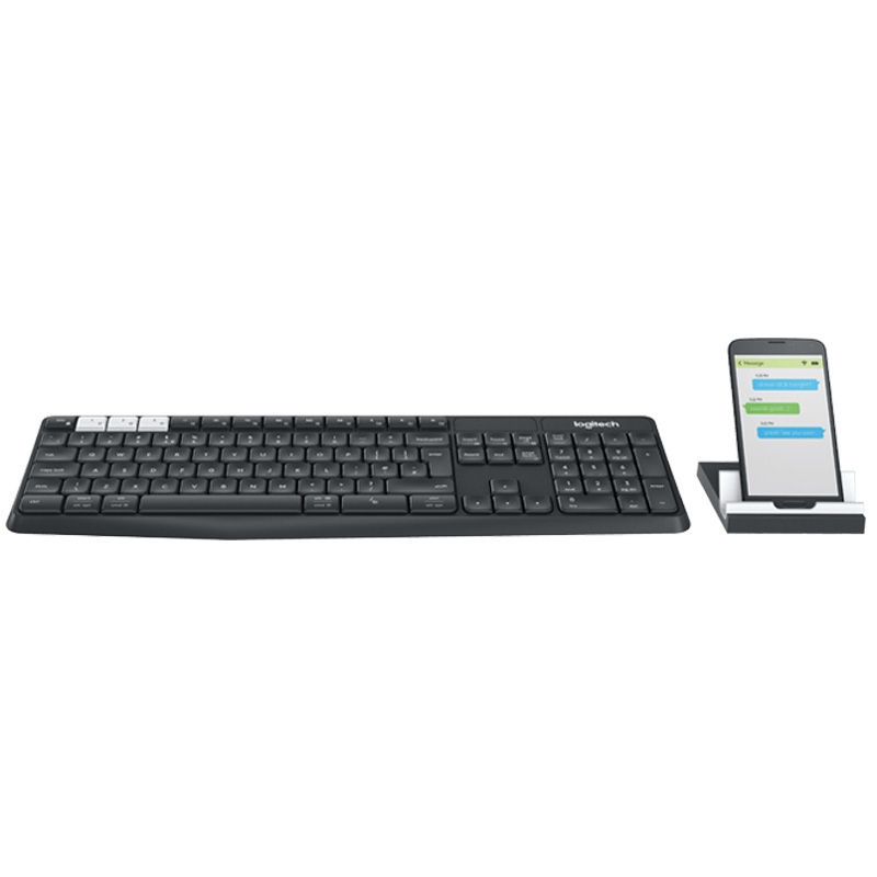Logitech K375s Multi-Device Wireless Keyboard and Stand Combo