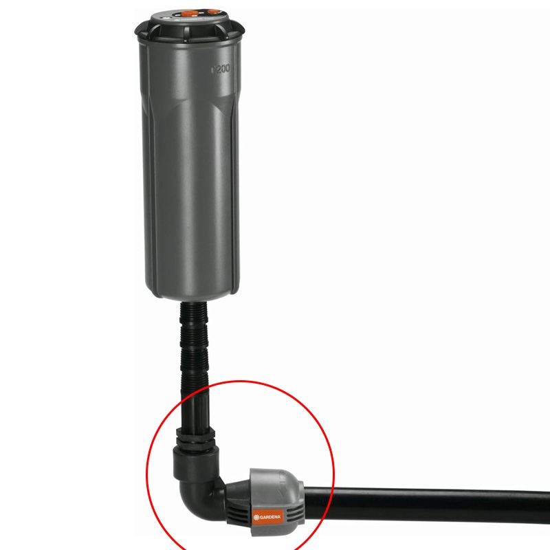 GARDENA 02784-20 Sprinklersystem L-Stück mit Gewinde