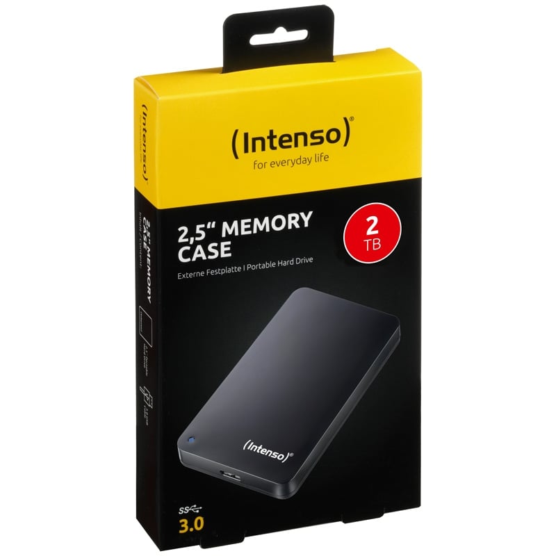 Intenso Memory Case 2TB externe Festplatte USB 3.0 schwarz