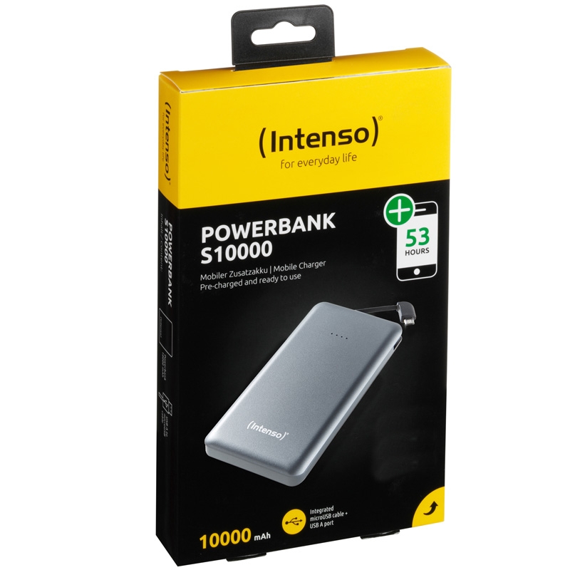 Intenso Powerbank S10000 Slim grau