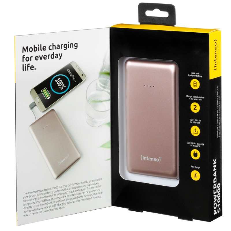 Intenso Powerbank S10000 Slim rosé