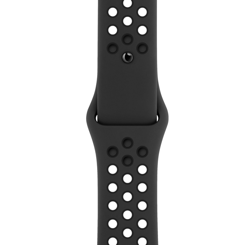 Apple Watch SE LTE Nike Space Grau 44mm Sportarmband Anthrazit/Schwarz