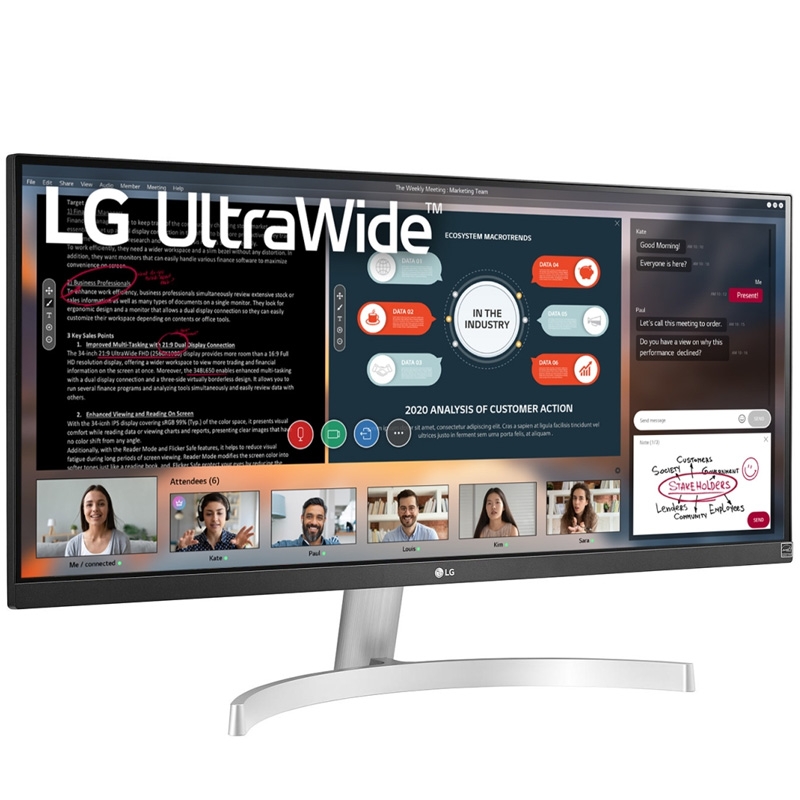 LG 29WN600-W 73,7 cm (29 Zoll) LED-Monitor