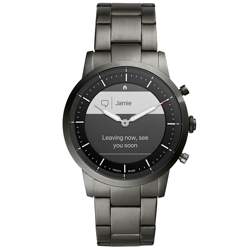 Fossil FTW7009 Smartwatch Edelstahl smoke