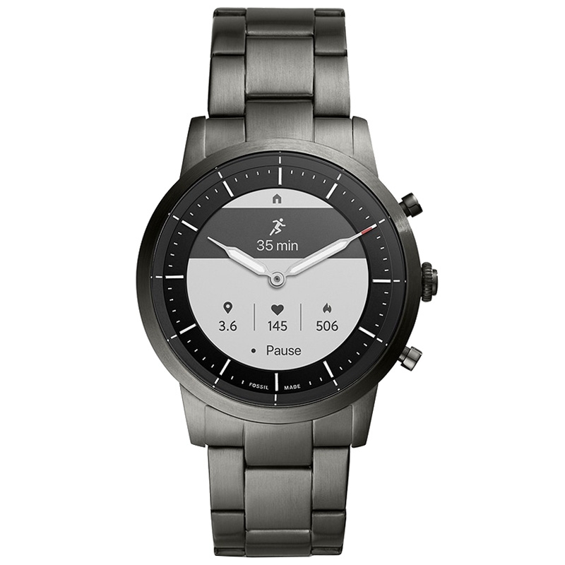 Fossil FTW7009 Smartwatch Edelstahl smoke