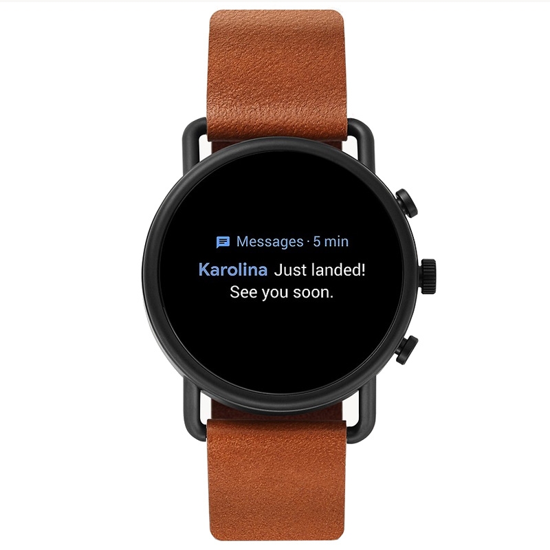 Skagen SKT5201 Gen 5 Smartwatch Leder braun