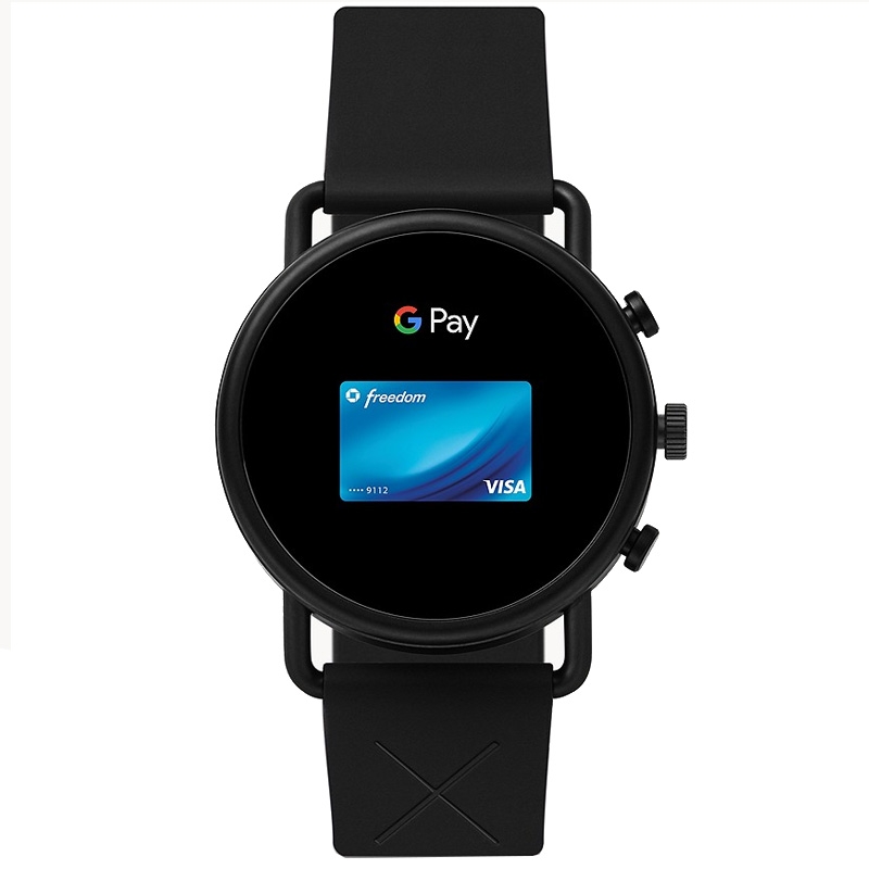 Skagen SKT5202 Gen 5 Smartwatch Silikon schwarz