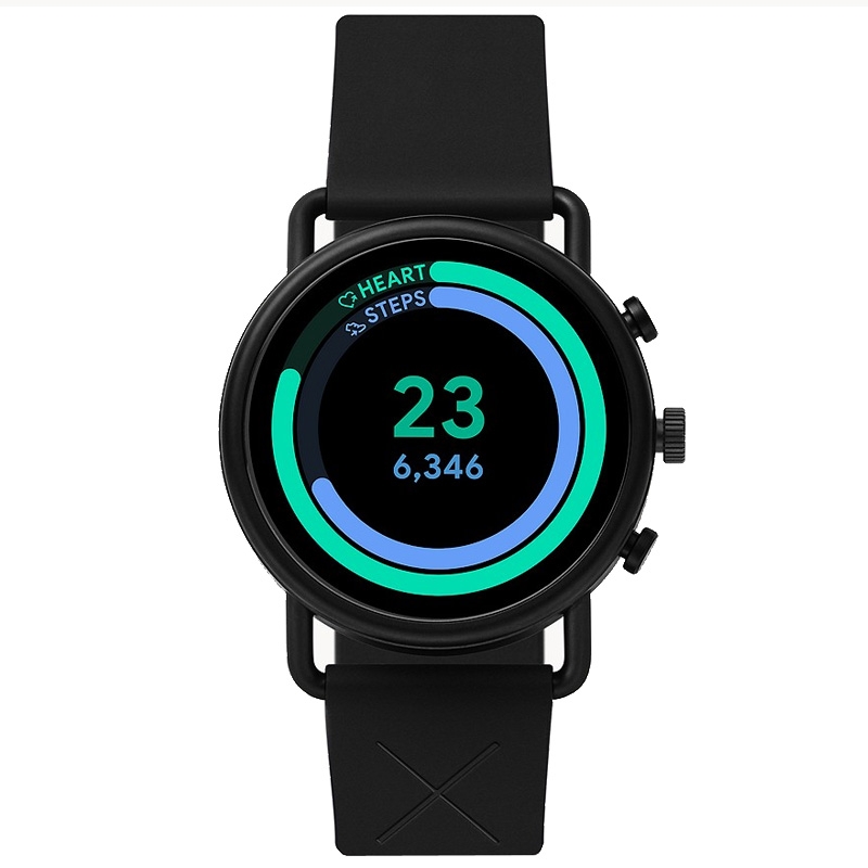 Skagen SKT5202 Gen 5 Smartwatch Silikon schwarz