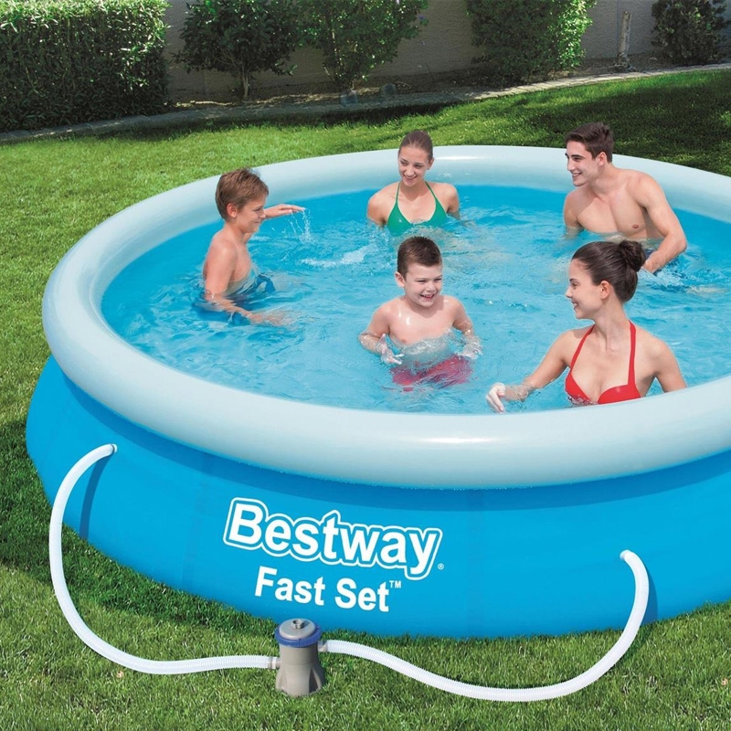 Bestway Fast Set™ Pool-Set, rund, mit Filterpumpe 366 x 76 cm