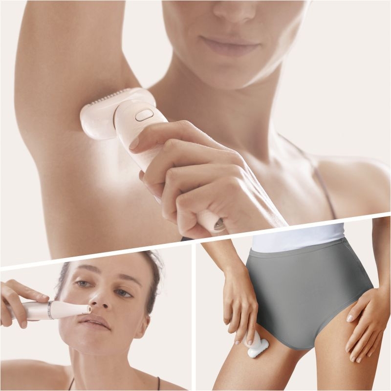 Braun Silk-Epil 9 Flex SES 9300 3D Epilierer weiß/gold