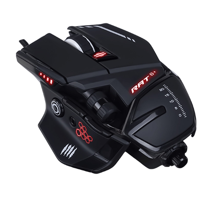 MadCatz R.A.T. 6+ Optische Gaming Maus schwarz (2.Wahl)
