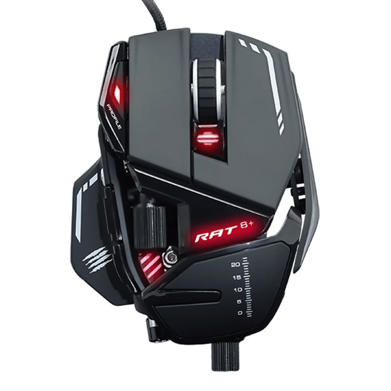 MadCatz R.A.T. 8+ Optische Gaming Maus schwarz