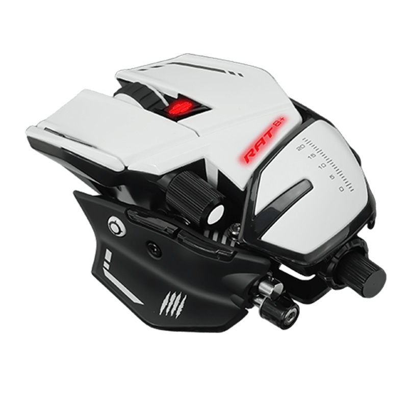 MadCatz R.A.T. 8+ Optische Gaming Maus weiß