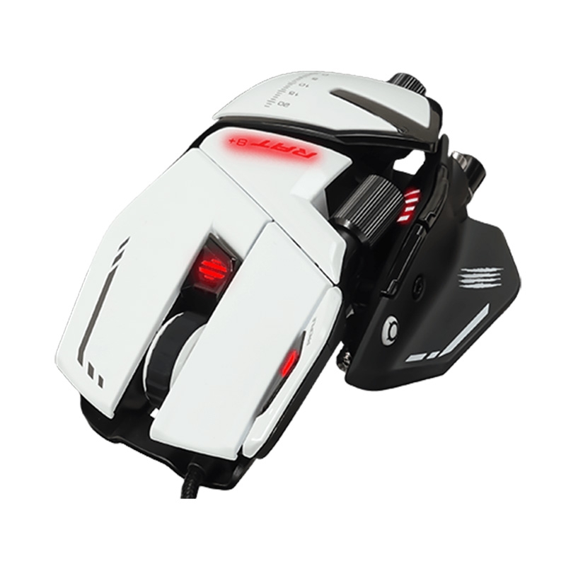 MadCatz R.A.T. 8+ Optische Gaming Maus weiß
