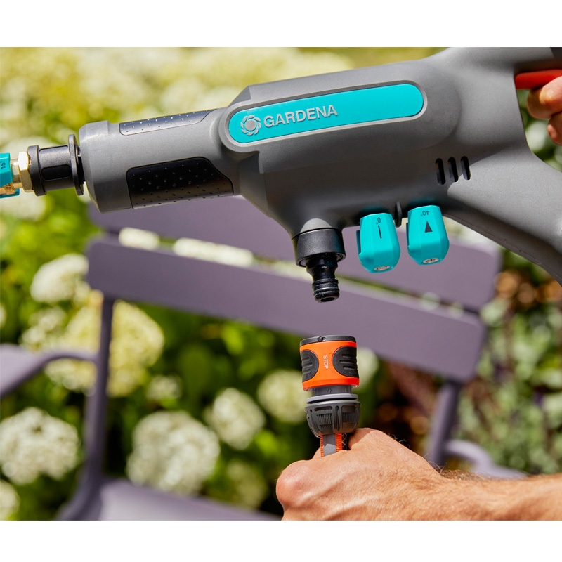 GARDENA 14800-55 Akku-Mitteldruckreinger AquaClean 24/18V P4A solo
