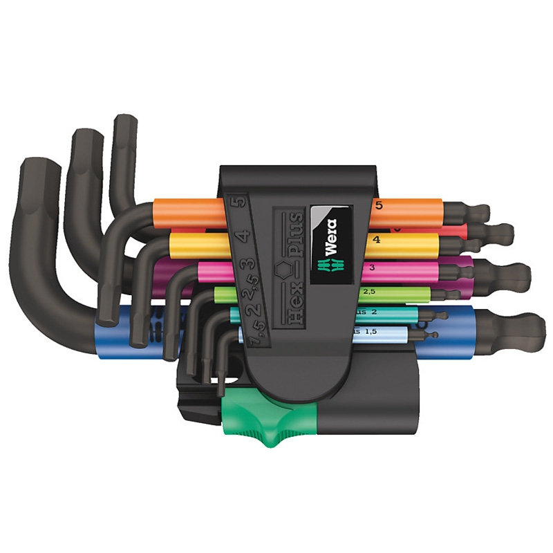 Wera 950/9 Hex-Plus Multicolour 2 Winkelschlüsselsatz