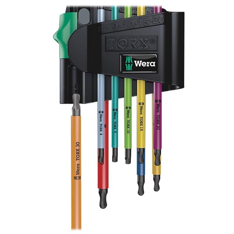 Wera 967/9 TX BO Winkelschlüsselsatz Blacklaser