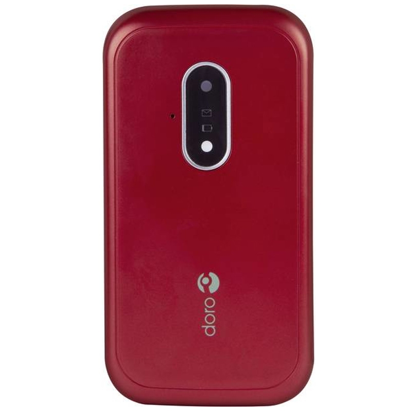 Doro 7030 LTE Mobiltelefon rot-weiß