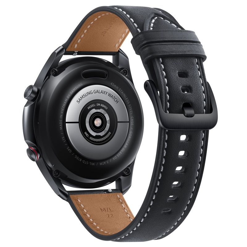 Samsung Galaxy Watch 3 45mm LTE Smartwatch Mystic Black