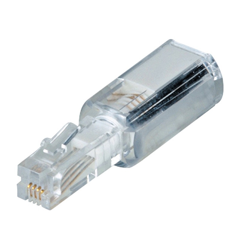 Hama Anti-Twist-Adapter, Transparent/Weiß