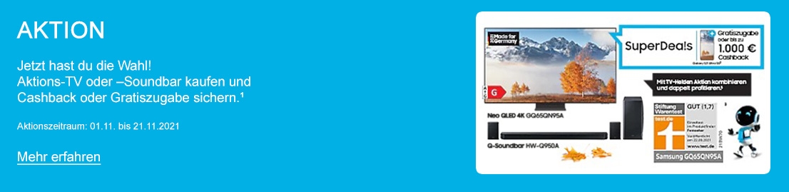 Samsung GQ50QN92AATXZG 126 cm (50 Zoll) 4K-Neo QLED-TV