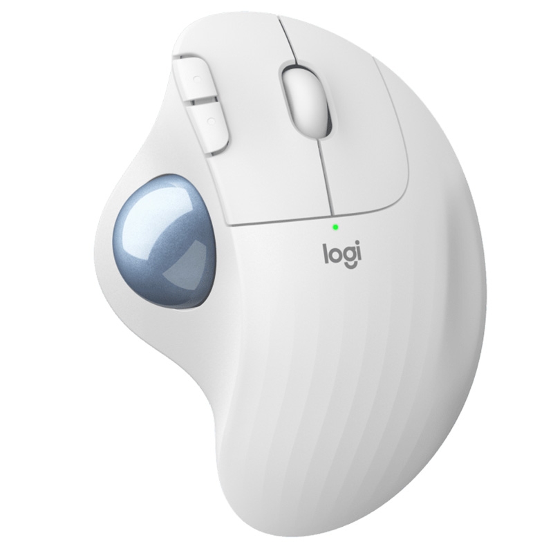 Logitech ERGO M575 Wireless Trackball Maus weiß