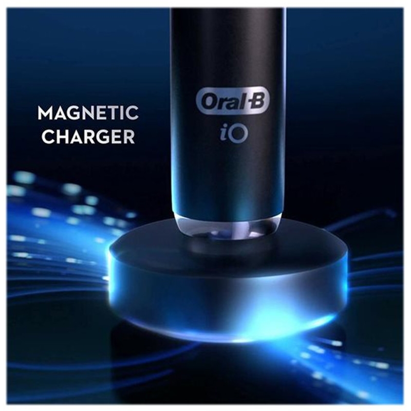 Oral-B iO 9 Elektrische Zahnbürste mit Magnet-Technologie Special Edition black