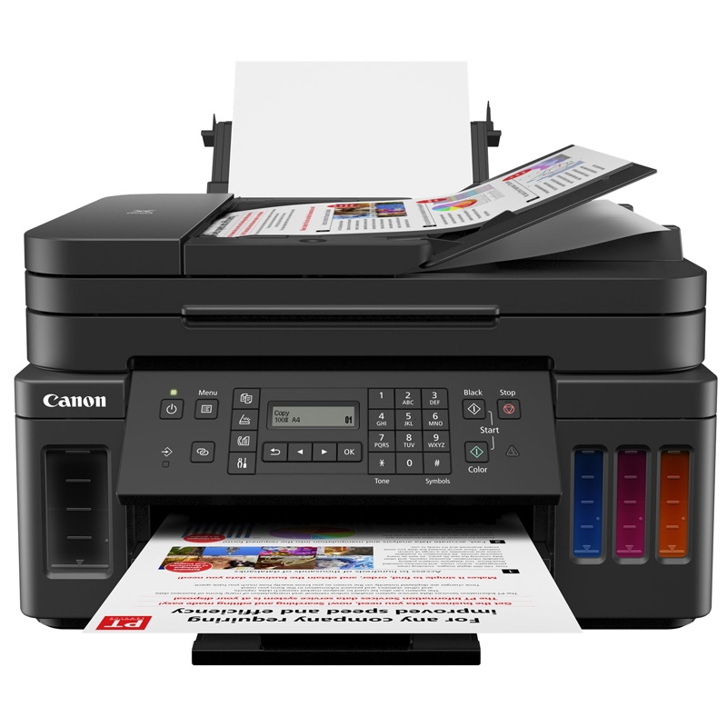 Canon PIXMA G7050 MegaTank Tintenstrahldrucker Multifunktionssystem schwarz