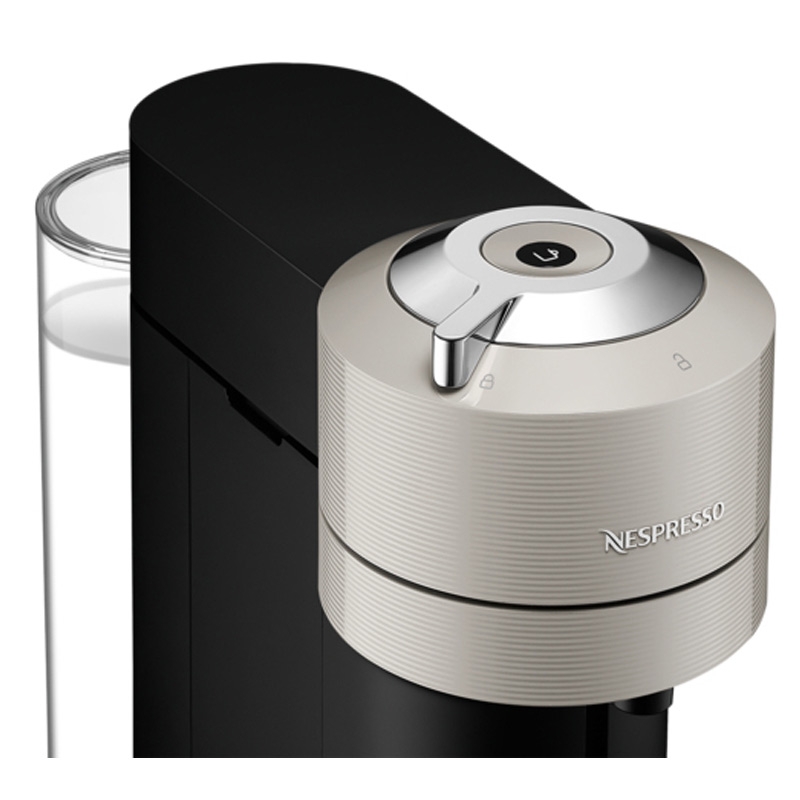 Krups XN910B Nespresso Vertuo Next Basic Kaffeekapselmaschine light grey