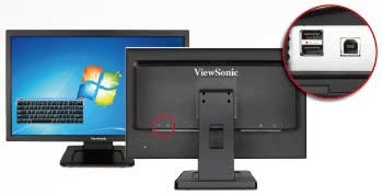 Viewsonic TD2220-2 54,6 cm (22 Zoll) Full-HD Touch Monitor