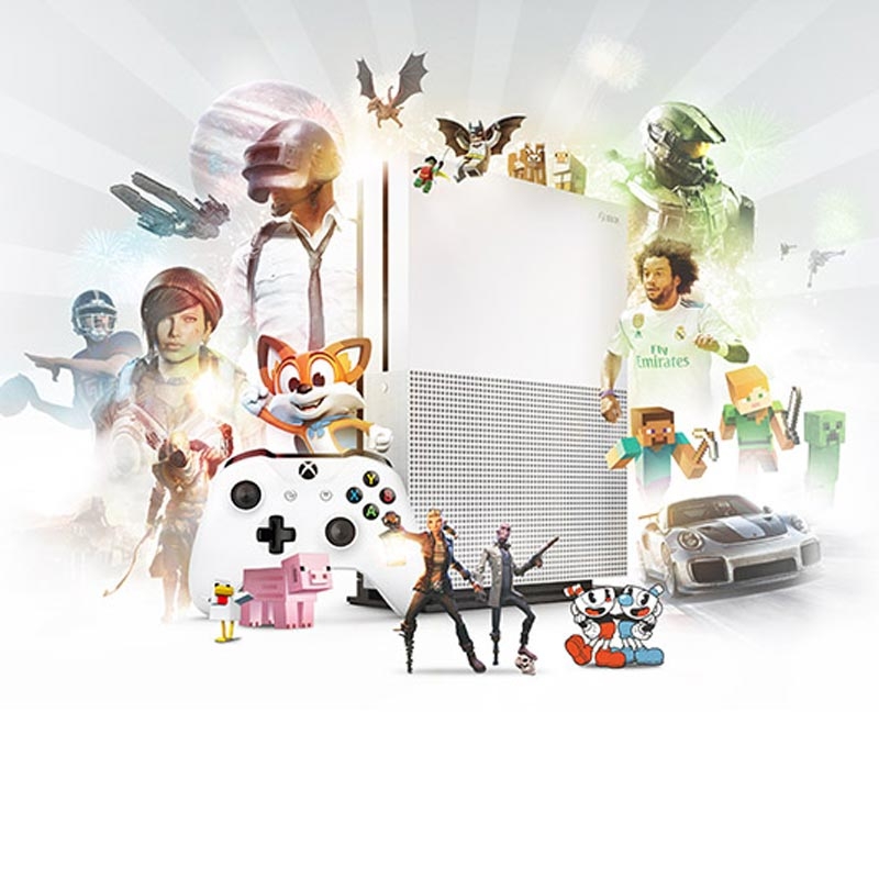 Microsoft Xbox One S Konsole 500 GB Ausstellungsgerät