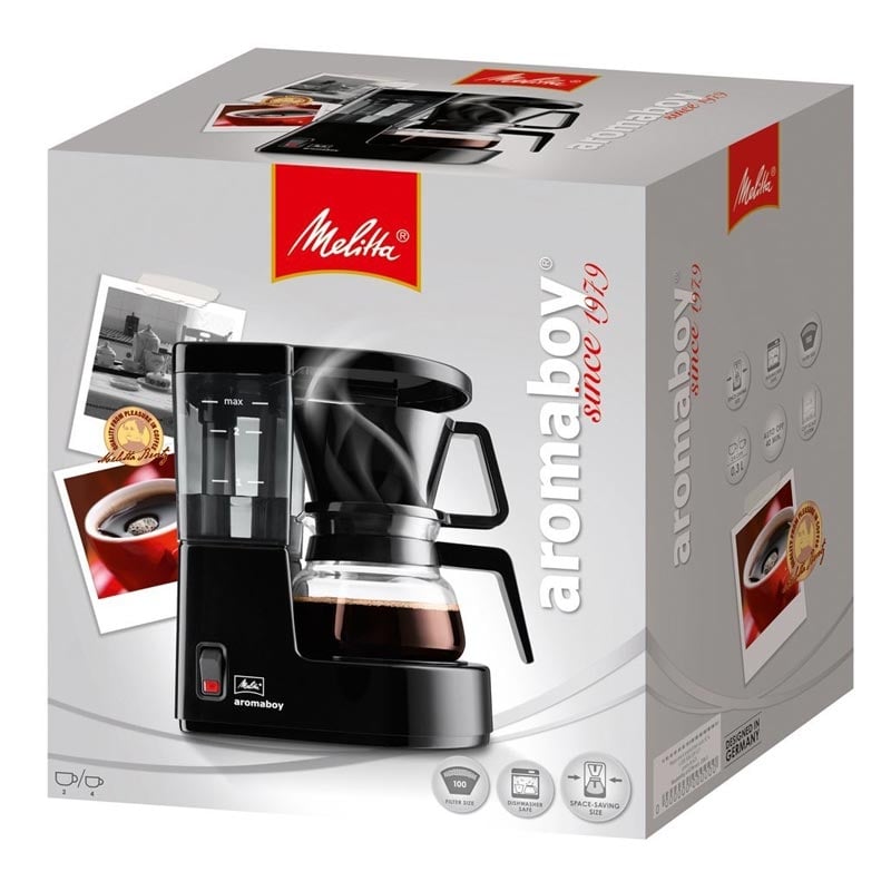 Melitta Aromaboy Filterkaffeemaschine schwarz