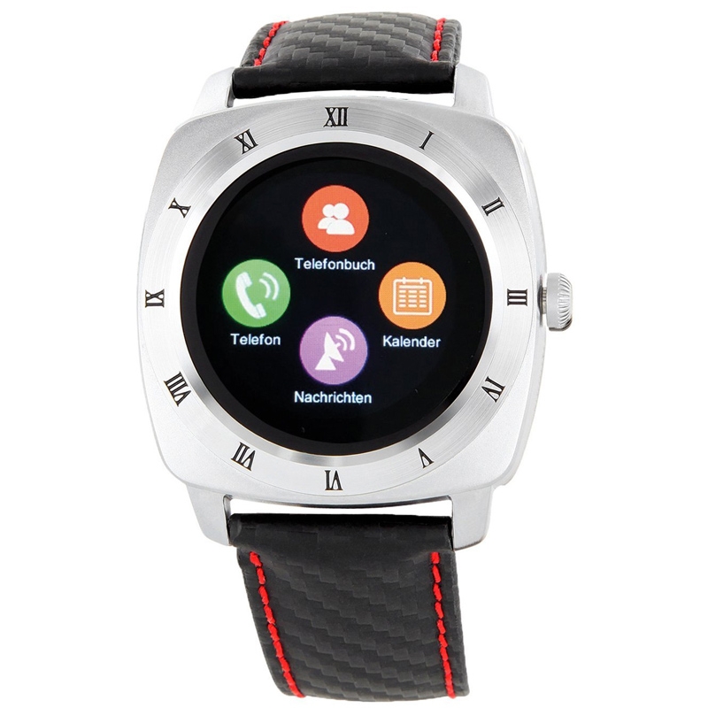 Xlyne X-WATCH NARA XW PRO Carbon red black Smartwatch