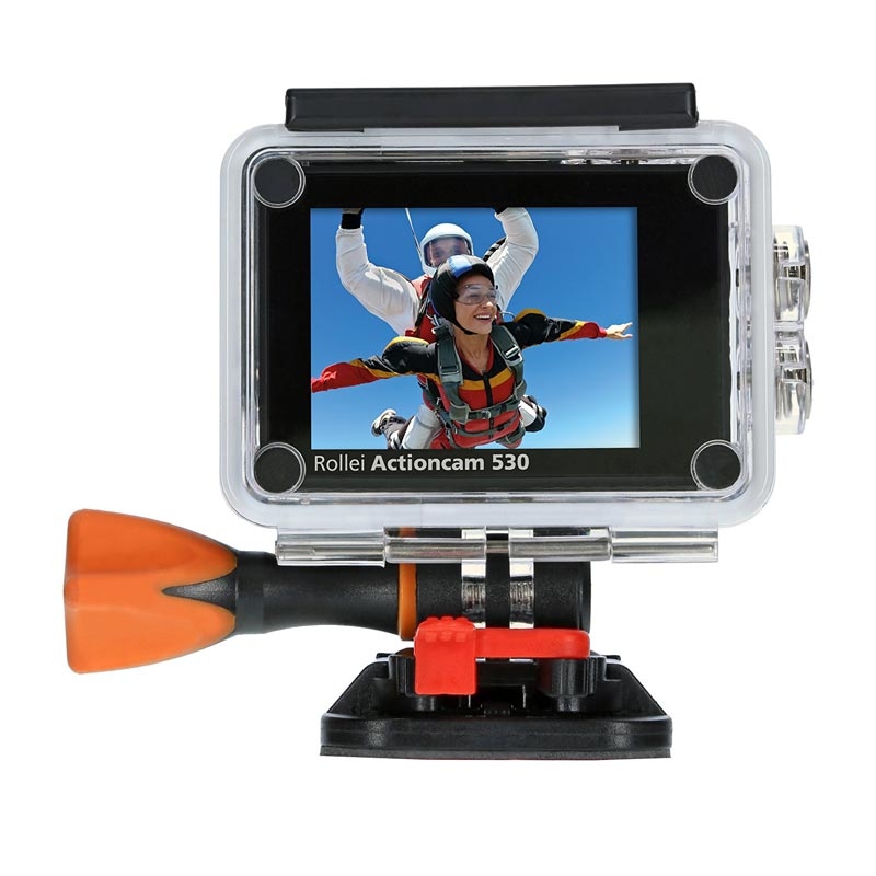 Rollei Actioncam 530 WiFi Action Cam mit 4k Video Auflösung silber
