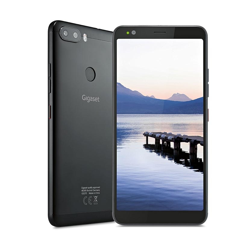 Gigaset GS370 Dual-SIM Smartphone jet black