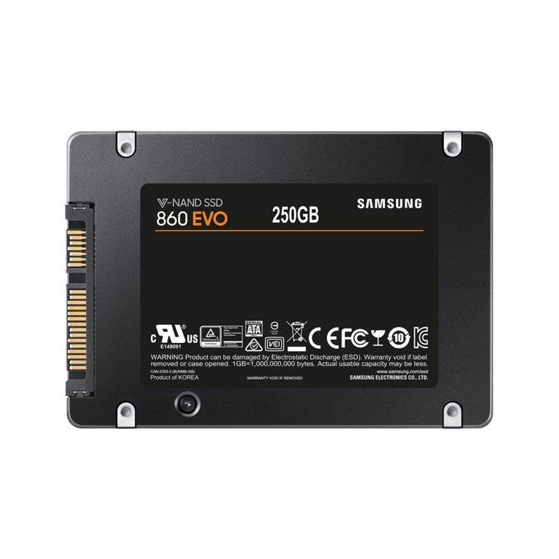Samsung 860 Evo Series 250GB SSD SATA3 6GB Festplatte