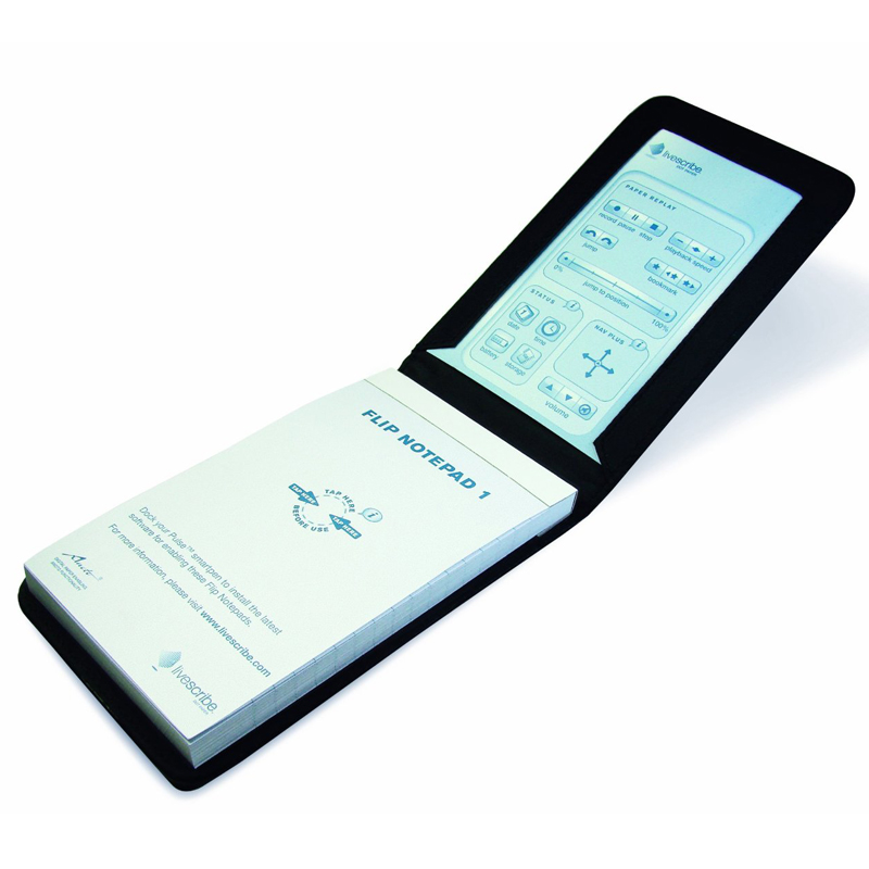 Livescribe Notebook Flip Notizblock 4er Set in schwarz