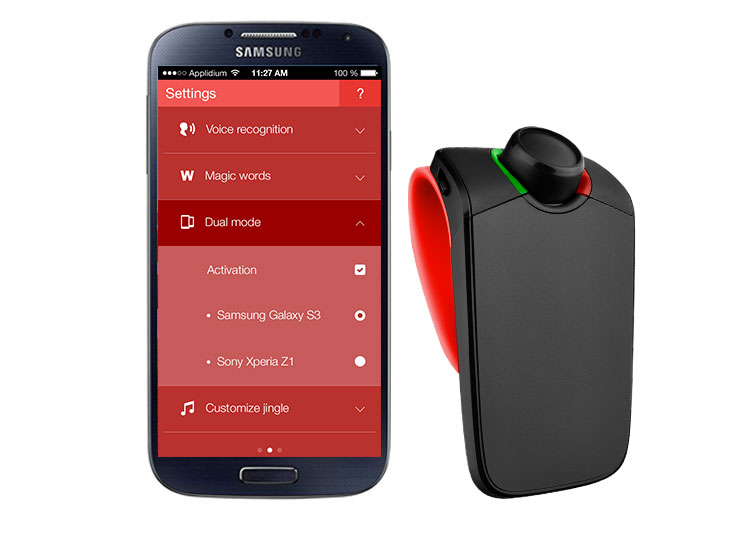 Parrot MINIKIT Neo2 HD Rot Freisprecheinrichtung