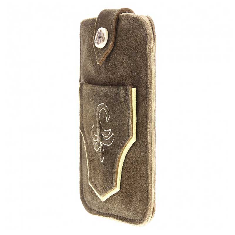 Ohetal Handytasche Max Wildbock antik humus 5 Zoll