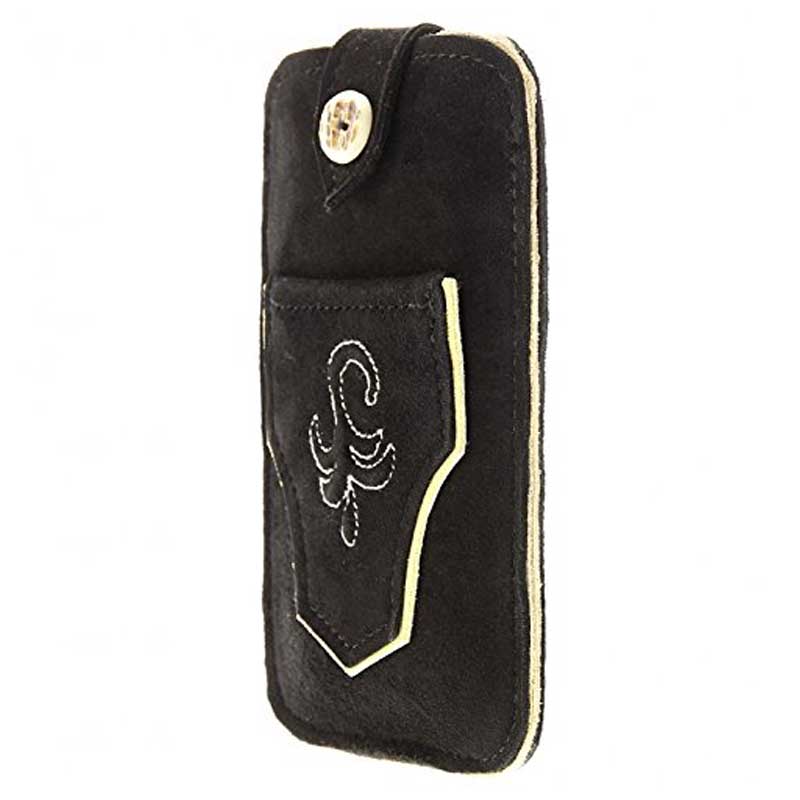 Ohetal Handytasche Max Wildbock antik schwarz 5 Zoll