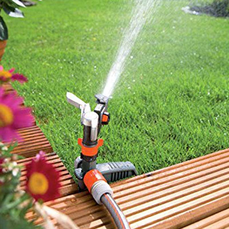 GARDENA 813620 Premium Impuls-, Kreis- und Sektorenregner auf Metallspike