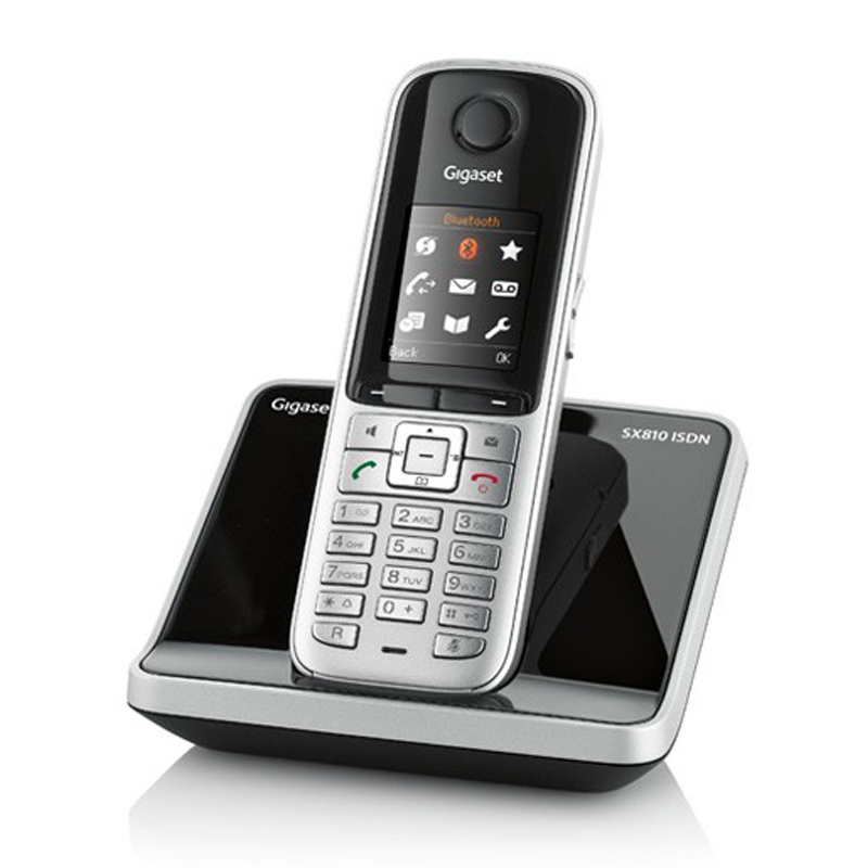 Gigaset SX810 ISDN stahlgrau Schnurlostelefon Ausstellungsgerät