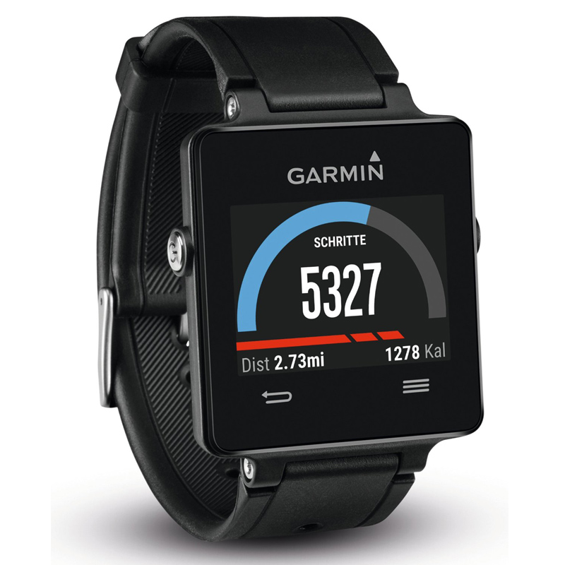 Garmin vivoactive mit Brustgurt Fitness-Armbanduhr schwarz