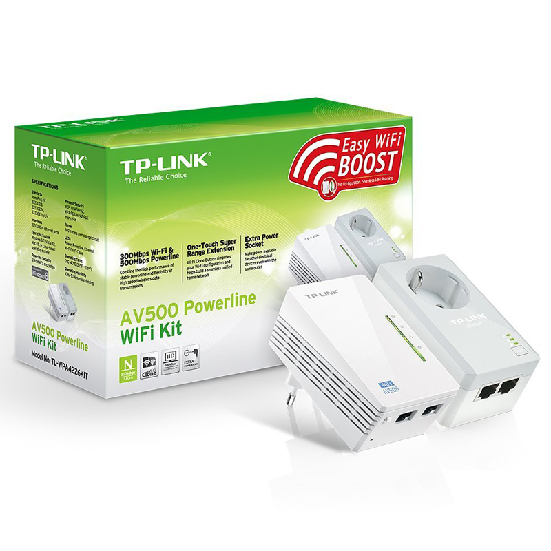 TP-Link TL-WPA4226 2er KIT AV500 WLAN N Powerline Set