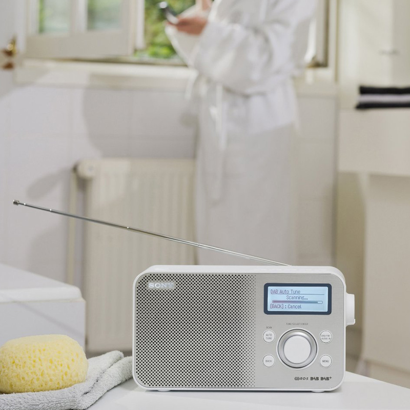 Sony XDR-S60DBPW Kofferradio weiß