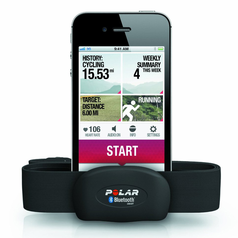 Polar Sender Set H7 M-XXL Brustgurt zur Herzfrequenzmessung schwarz