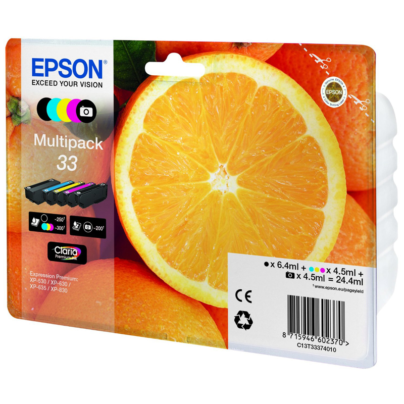 Epson Multipack 5-farbig 33 Claria Premium Tintenpatrone