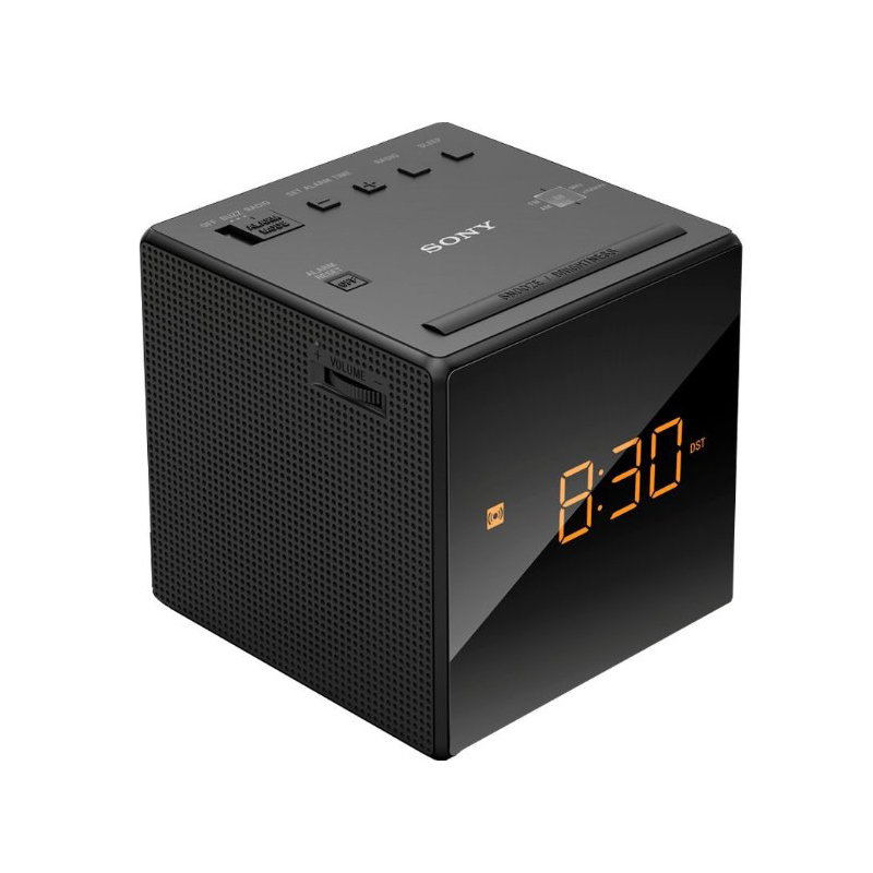 Sony ICF-C1B Uhrenradio schwarz Ausstellungsgerät