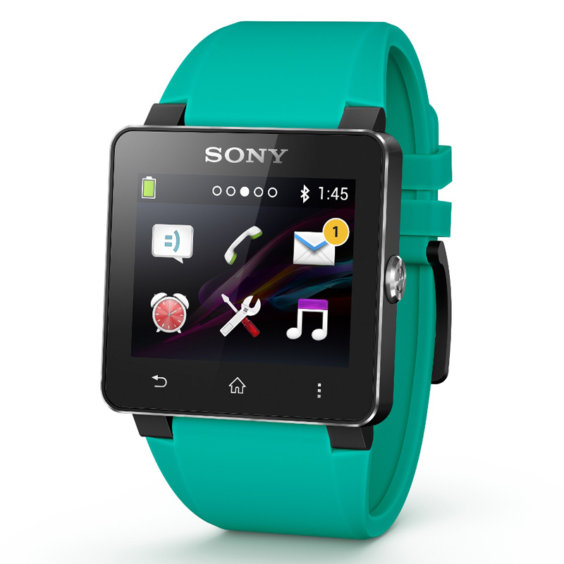 Sony SE20 Siliconarmband für SmartWatch 2 türkis