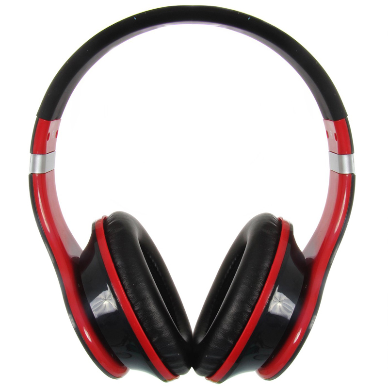 MTV 1773 Bluetooth Wireless Headphone schwarz/rot